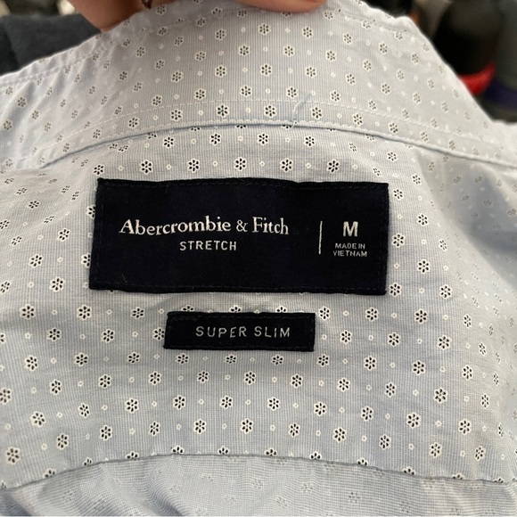 Abercrombie & Fitch Slim Stretch Long Sleeves Button Up - Picture 7 of 9